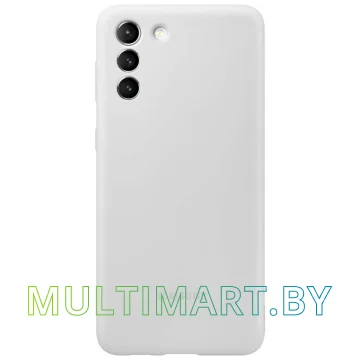 Чехол Samsung Silicone Cover для Galaxy S21+ (серый)